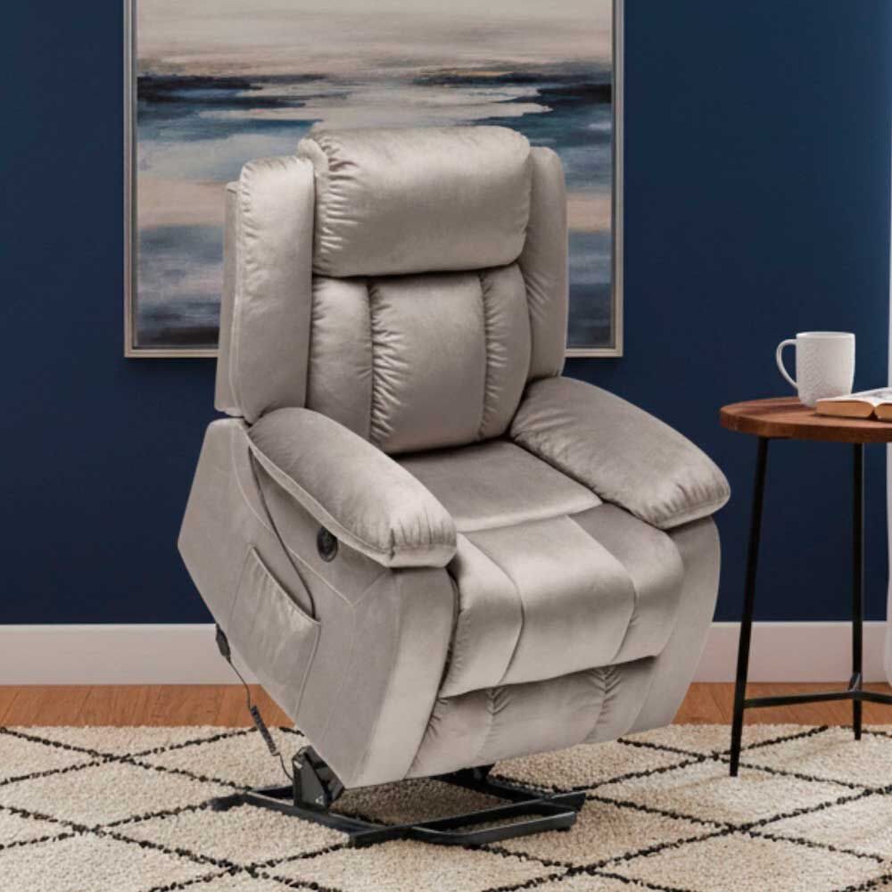 Berger Daniels Calentador Reclinable Eléctrico Gris