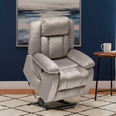 Berger Daniels Calentador Reclinable El&eacute;ctrico Gris