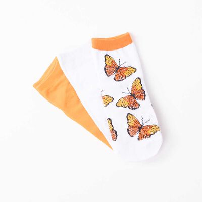 Imagen 1 del producto Pack 3 Calcetines Mujer Icono Naranjo