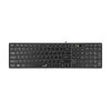 Teclado GENIUS Teclado Slimstar Black