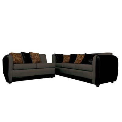 Imagen 2 del producto Sofá Seccional Elegant Detail Izquierdo Oklahoma 5 Cuerpos Gris Claro