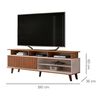 Rack TV Vekkahome Flow Hasta 70" Café Beige