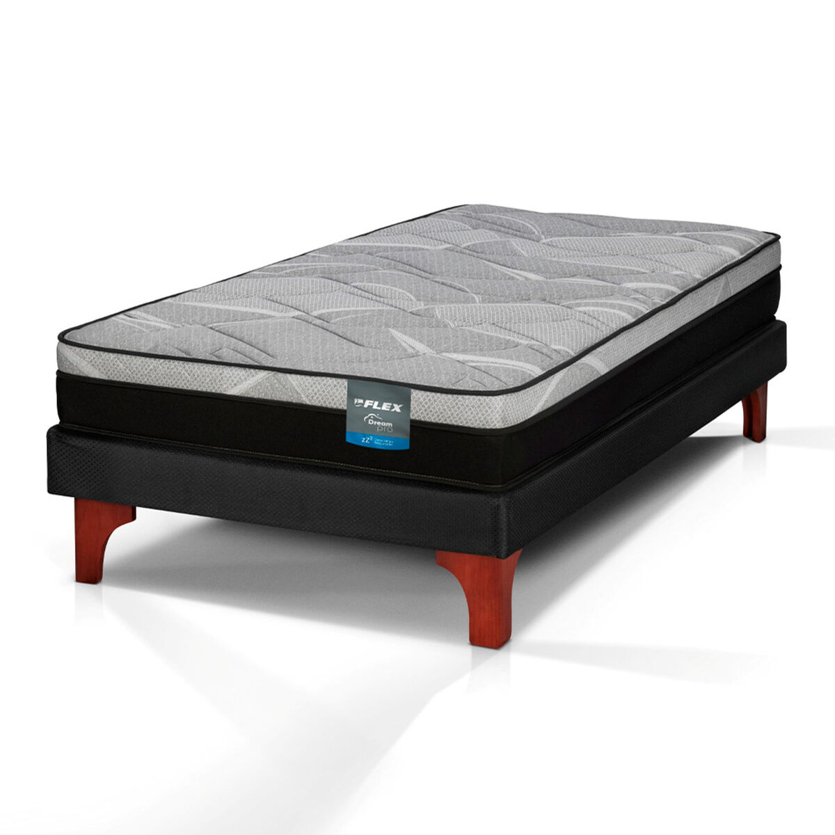 Cama Europea Flex 1,5 Plazas Dream Pro Box