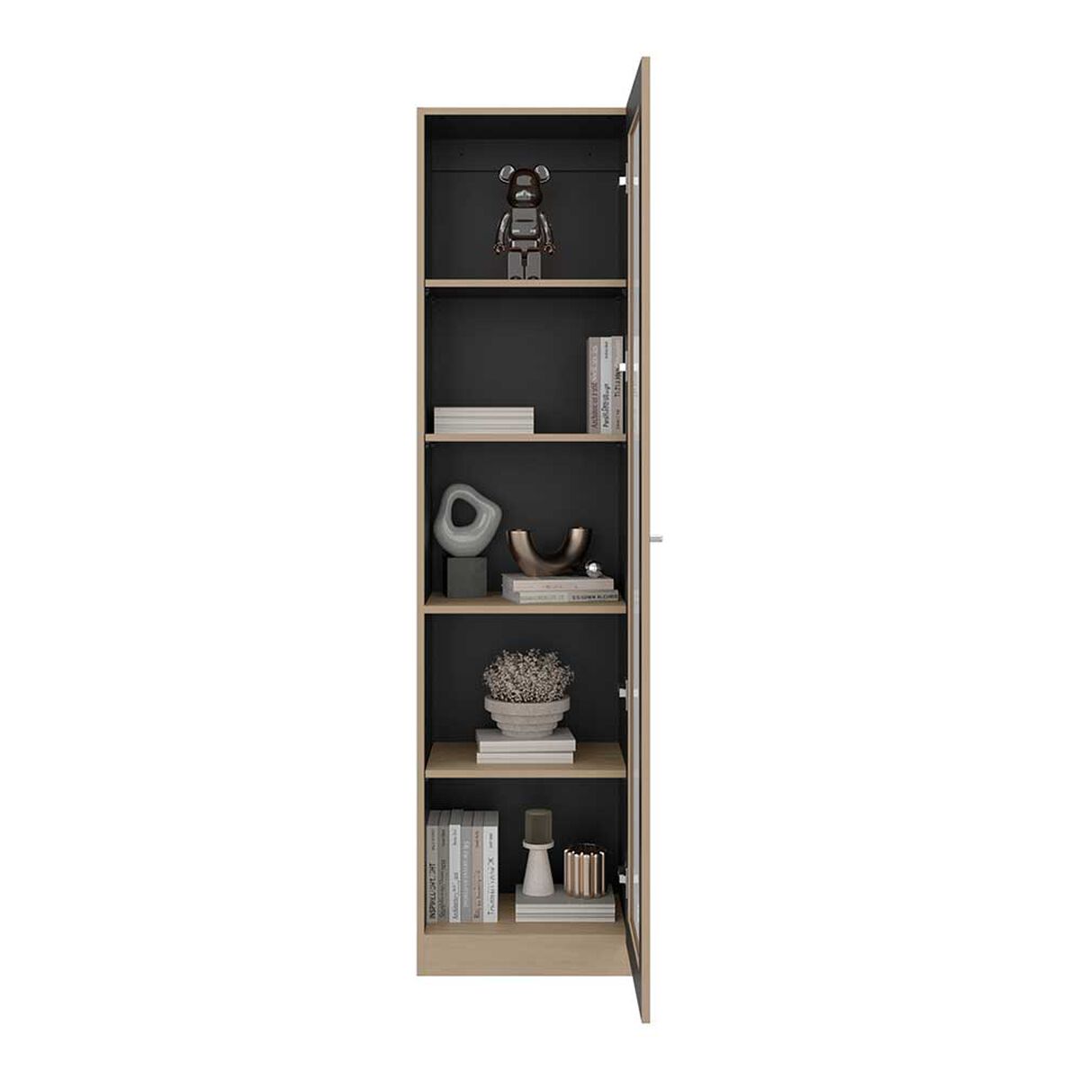 Vitrina Tuhome Home E6 1 Puerta Cartagena Wengue