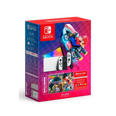 Imagen 1 del producto Consola Nintendo Switch OLED + Juego Mario Kart 8 Deluxe