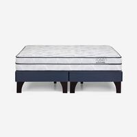 Cama Europea Rosen Base Dividida 2 Plazas Autonomy Sky