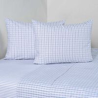 Juego de Sábanas American Family 2 Plazas 144 Hilos Oasis Negro