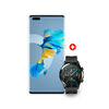 Combo Celular Huawei Mate 40 Pro 256GB 6,76" Silver Liberado + Smartwatch Huawei Watch GT2 Latona 1,4" Negro