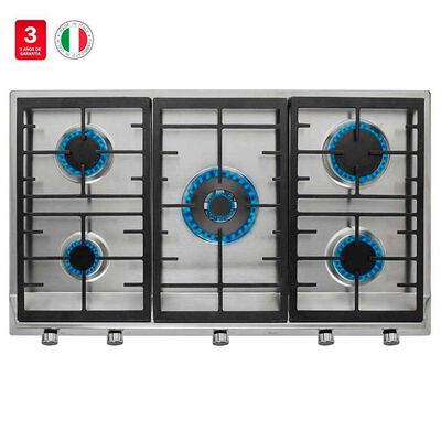 Imagen 1 del producto Encimera a Gas Teka EX 90.1 5G Inox 5 Quemadores