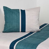 Juego de Sábanas American Family 1 Plaza Campine 144 Hilos Verde