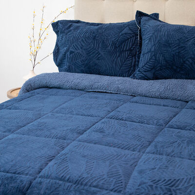 Cubrecama Doral 2 Plazas Azul Outboss Sherpa