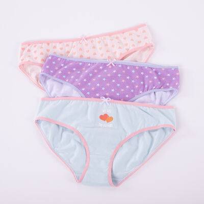 Pack 3 Calzones de Algodón Niña Mila Lila
