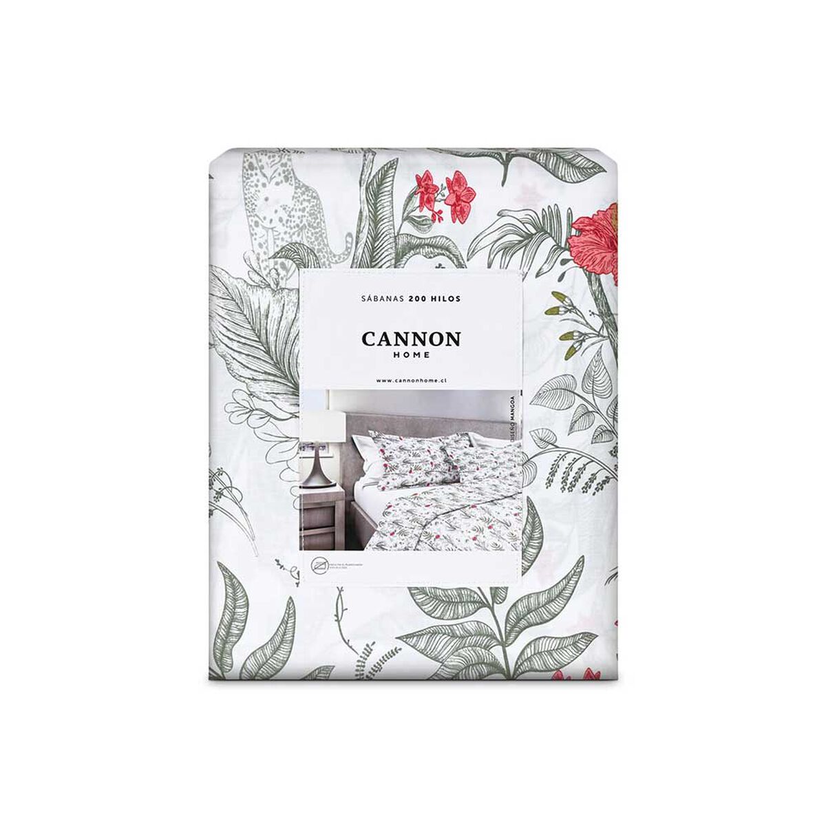 Juego de S&aacute;banas CannonKing 200 Hilos Mangoa