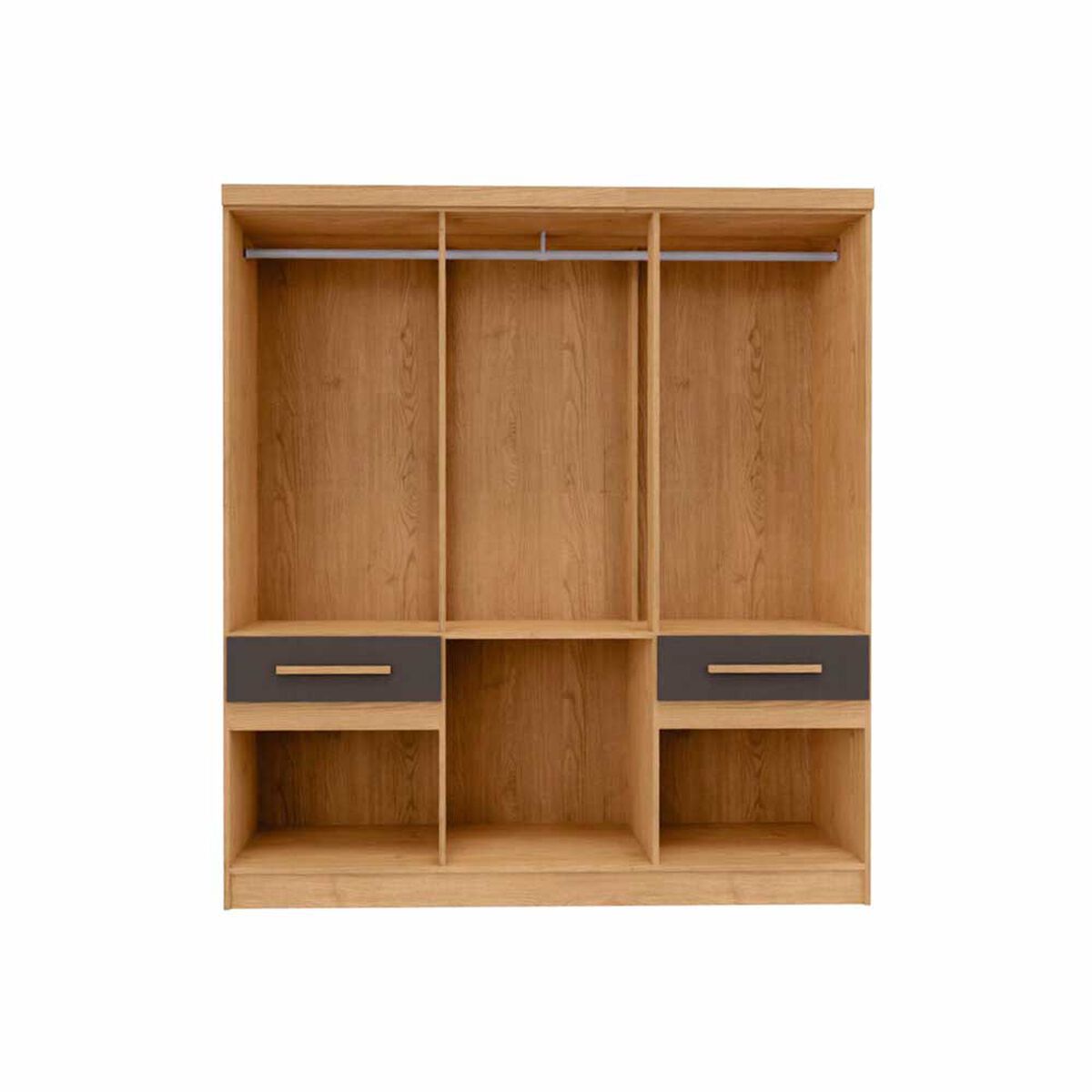 Closet Yardas Liliana 6 Puertas 4 Cajones Bicolor