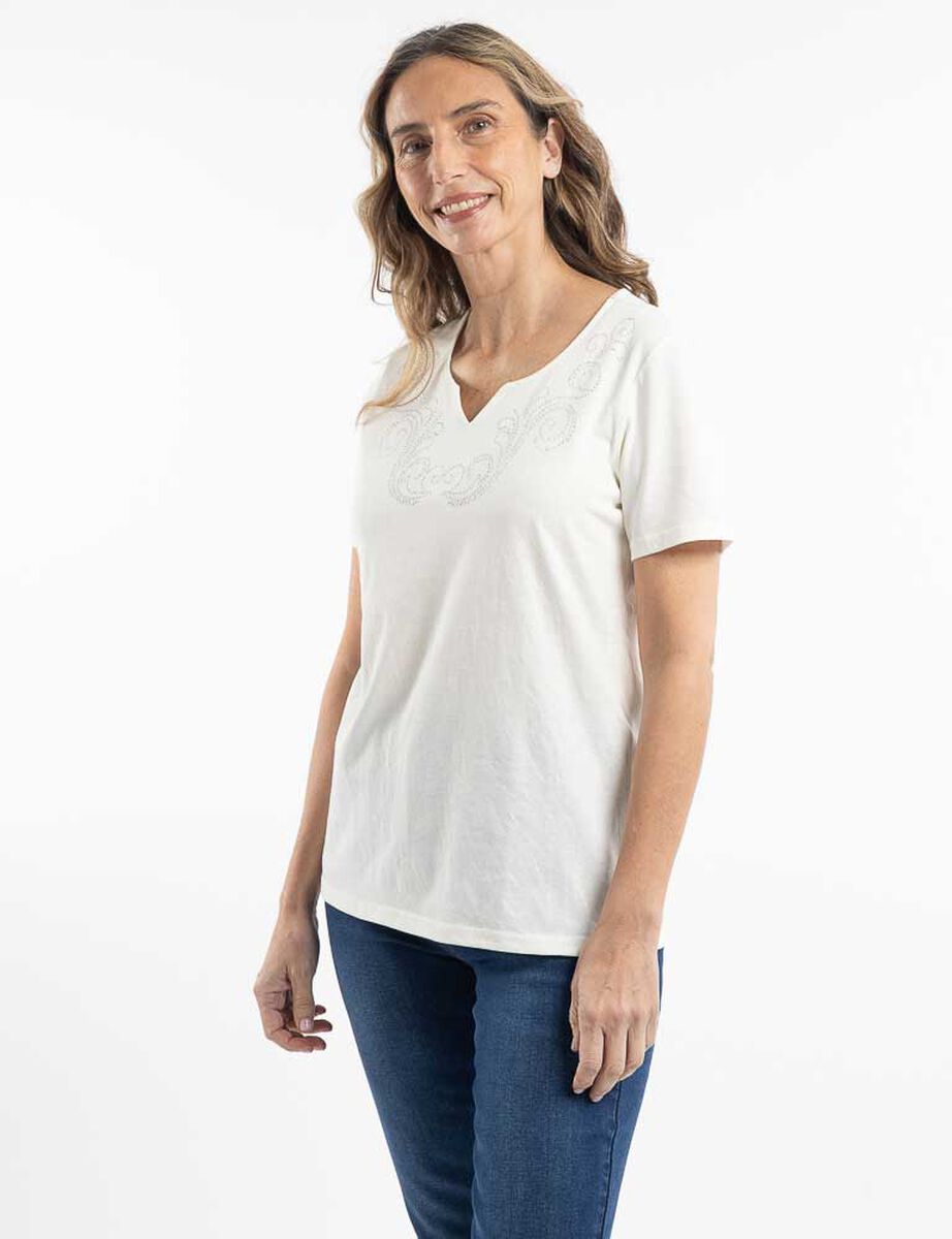 Polera Manga Corta Mujer Portman Club