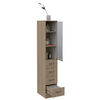 Set Muebles Torre de Baño + Mueble + Auxiliar + Espejo + Lavamanos TuHome Vanguard