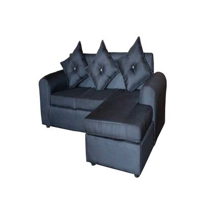 Imagen 2 del producto Sofá Seccional Diseño A&M Home Marcia 4 Cuerpos Negro