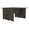 Escritorio Doble + Cajonera Negro TuHome Home Office