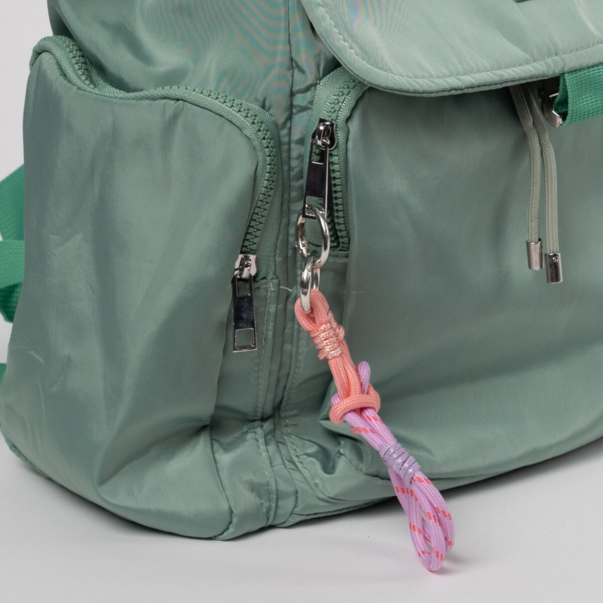 Cartera Backpack Verde Mujer Icono