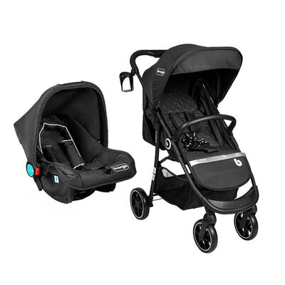 Coche Travel System Kansas Negro Bebeglo