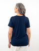 Polera Con Estampado Manga Corta Mujer Portman Club
