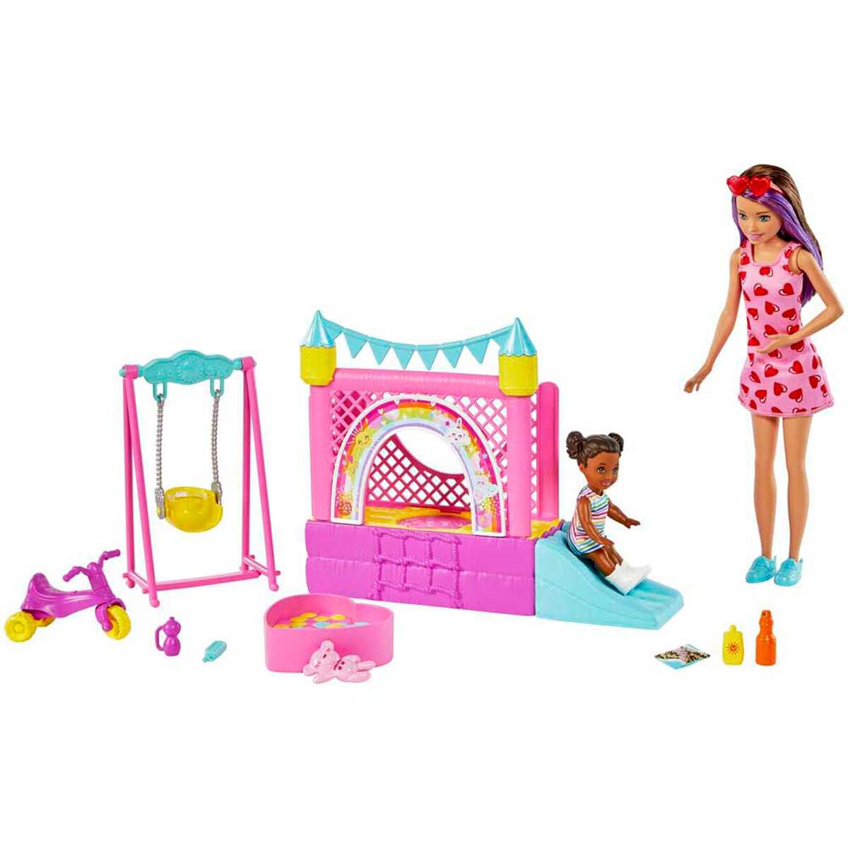 Set de Juego Skipper Babysitter Parque de Juegos Barbie