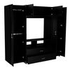 Closet Tuhome Z-200 6 Puertas 2 Cajones Wengue