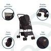Coche Mascota Negro BP03N Bebesit