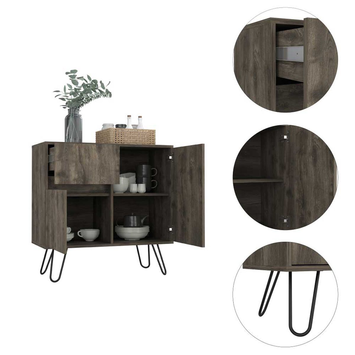 Buffet TuHome Andorra Blanco