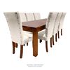 Juego de Comedor Living Factory Teka 8 Sillas Beige