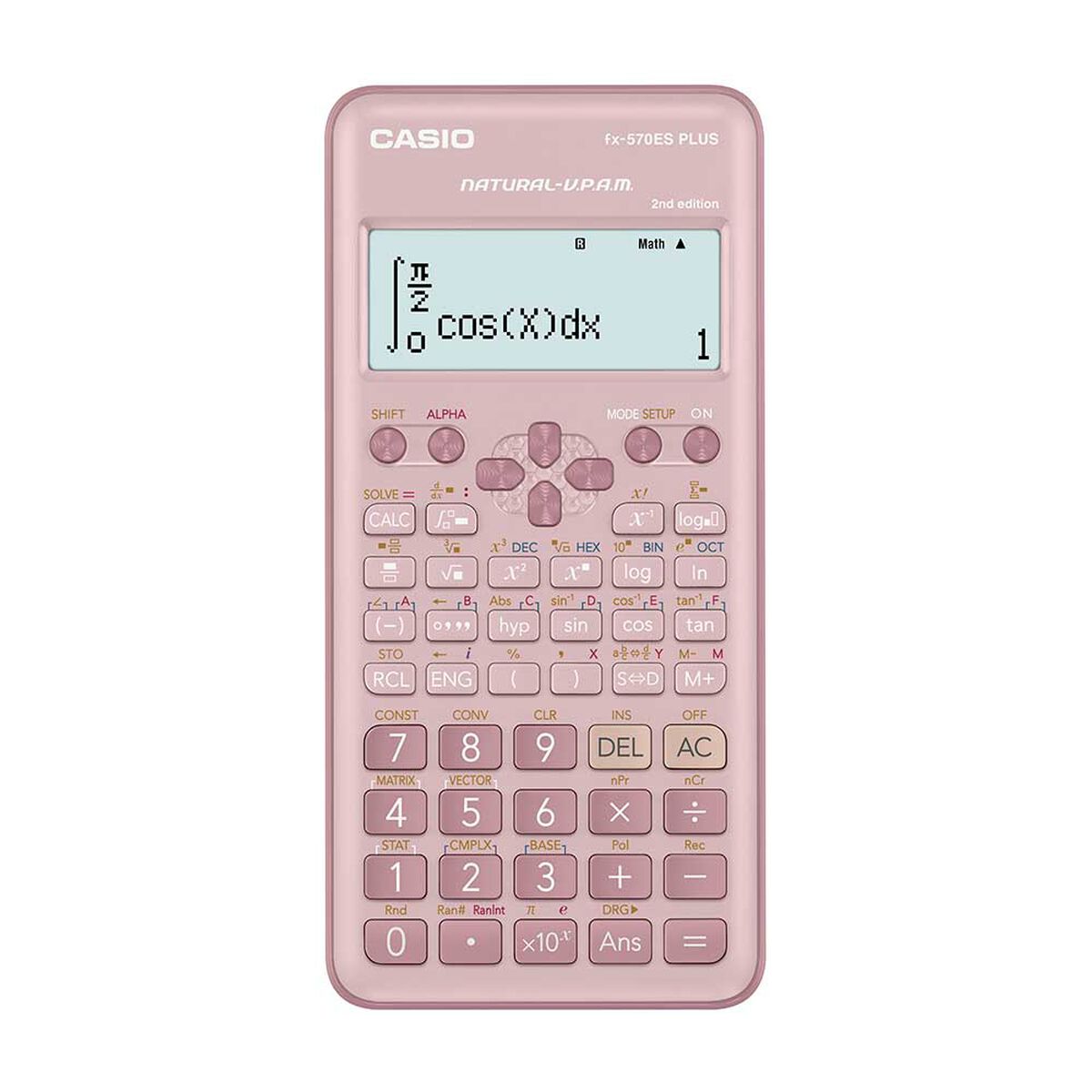 Calculadora Científica Casio FX-570ESPLUS2-PK Color Rosa