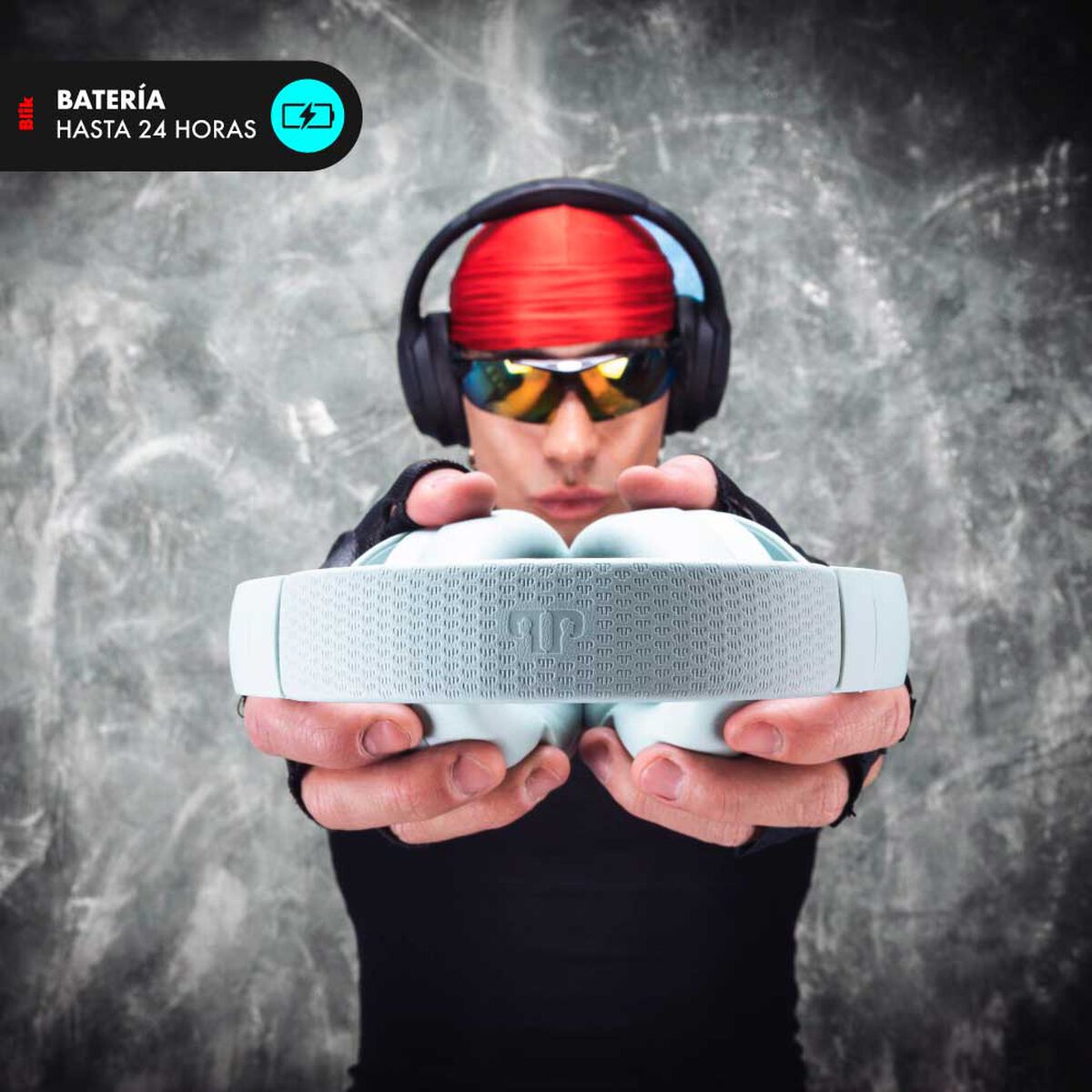 Audífonos Bluetooth Over Ear Blik Powersoul verde