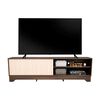 Rack Tuhome Smith Hasta 75" Nogal Europeo-Roble Natural
