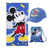 Toalla de Playa + Bolso + Jockey Disney Mickey 140 x 70 cm