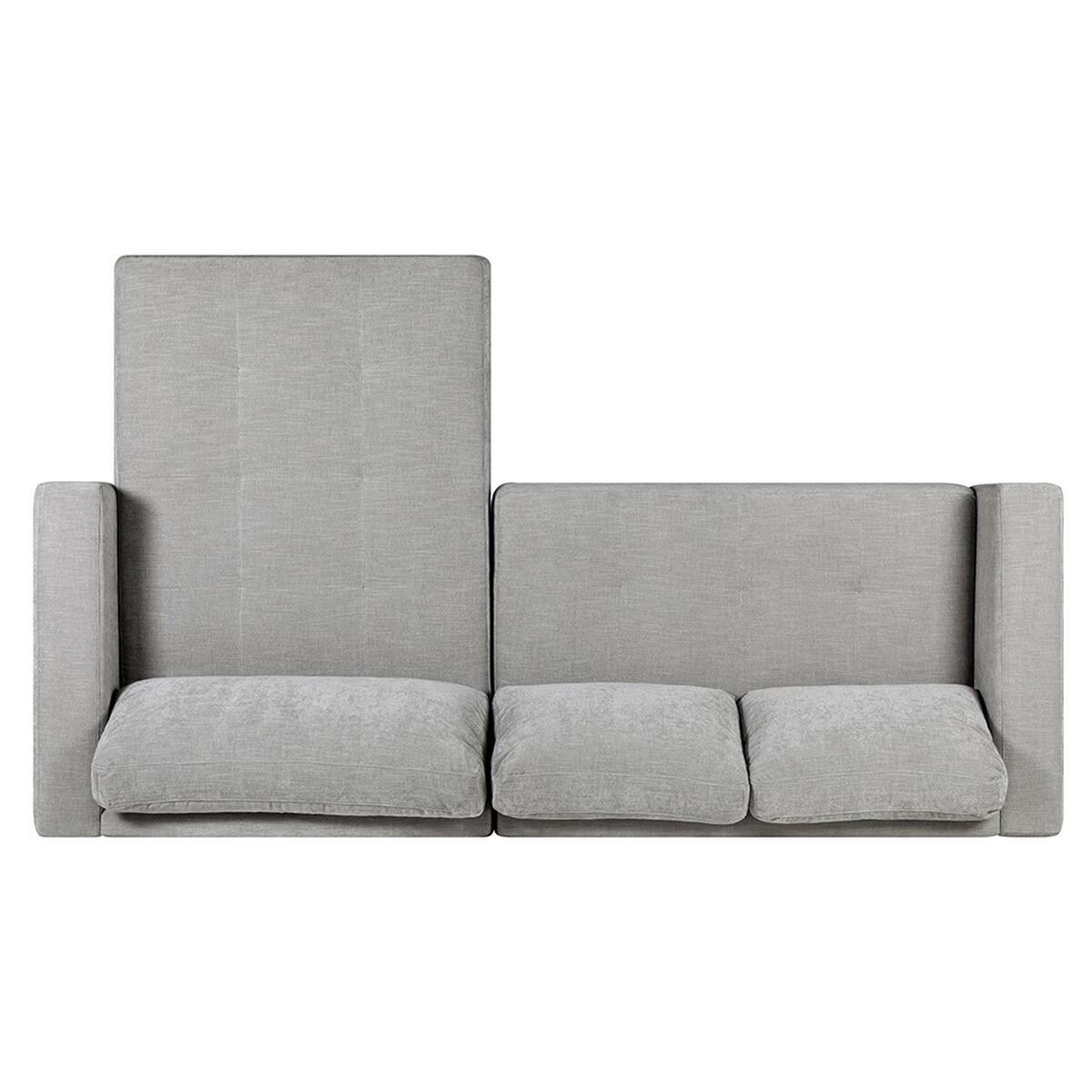Sofá Seccional Derecho Rosen Copeland 3 Cuerpos Gris