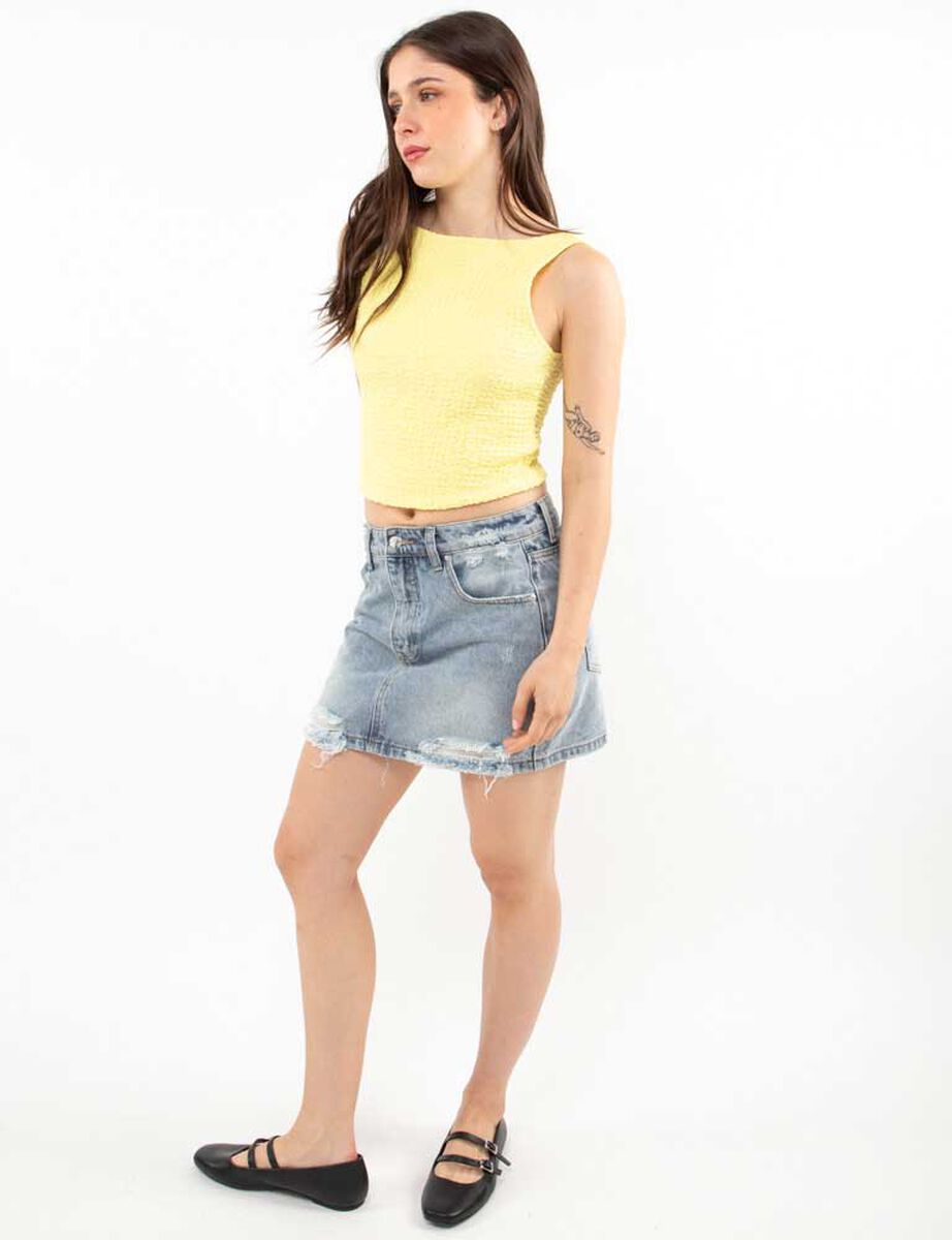 Polera Sin Mangas Mujer Icono