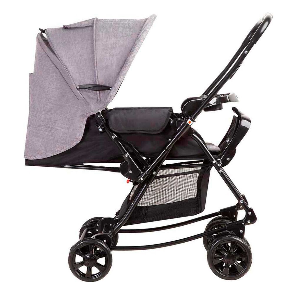 Coche Paseo Bebe Cuna Balancin SX Gris Melange Bebesit
