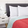Plumón Bicolor Casanova 1,5 Plazas Coral Aqua