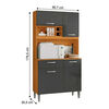 Buffet Onessta Floripa Cinamomo Grafito