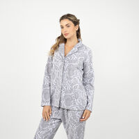 Pijama Polar Mujer Portman Club Gris