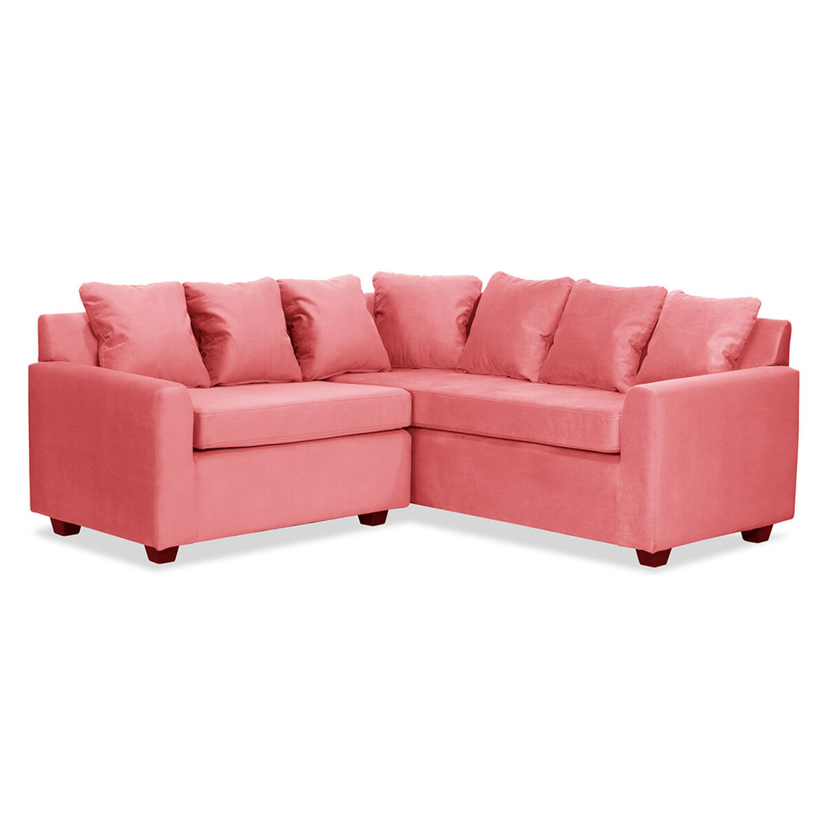Seccional Latam Home Lucca 3 Cuerpos Palo Rosa