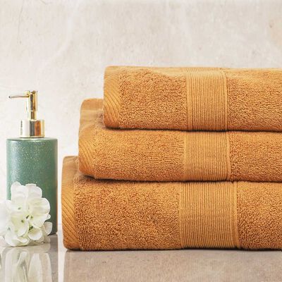 Toalla Sábana de Baño Zibel Liso 90 x 150 cm Cobre
