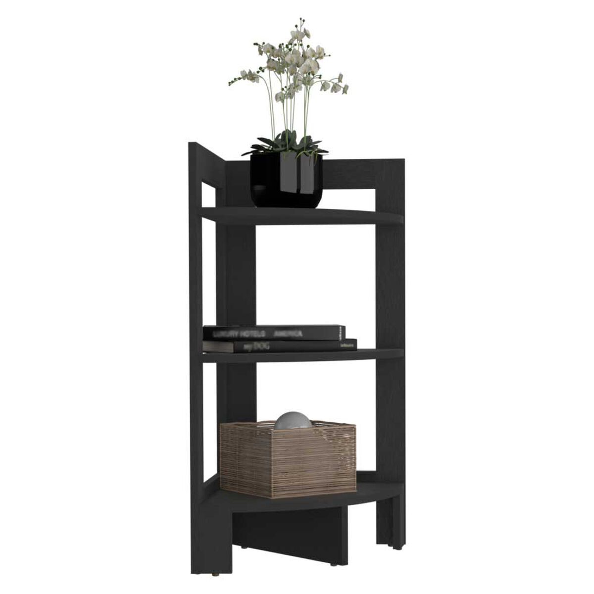 Mesa Auxiliar Esquinera TuHome Riga Wengue
