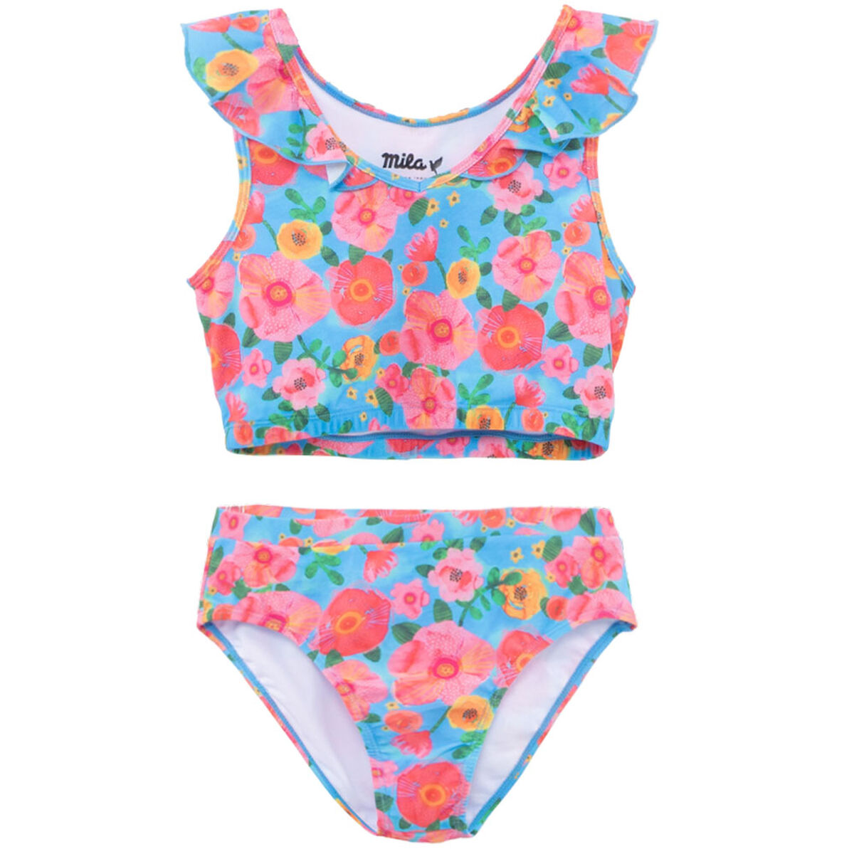Traje de Ba&ntilde;o Floreado Ni&ntilde;a Mila