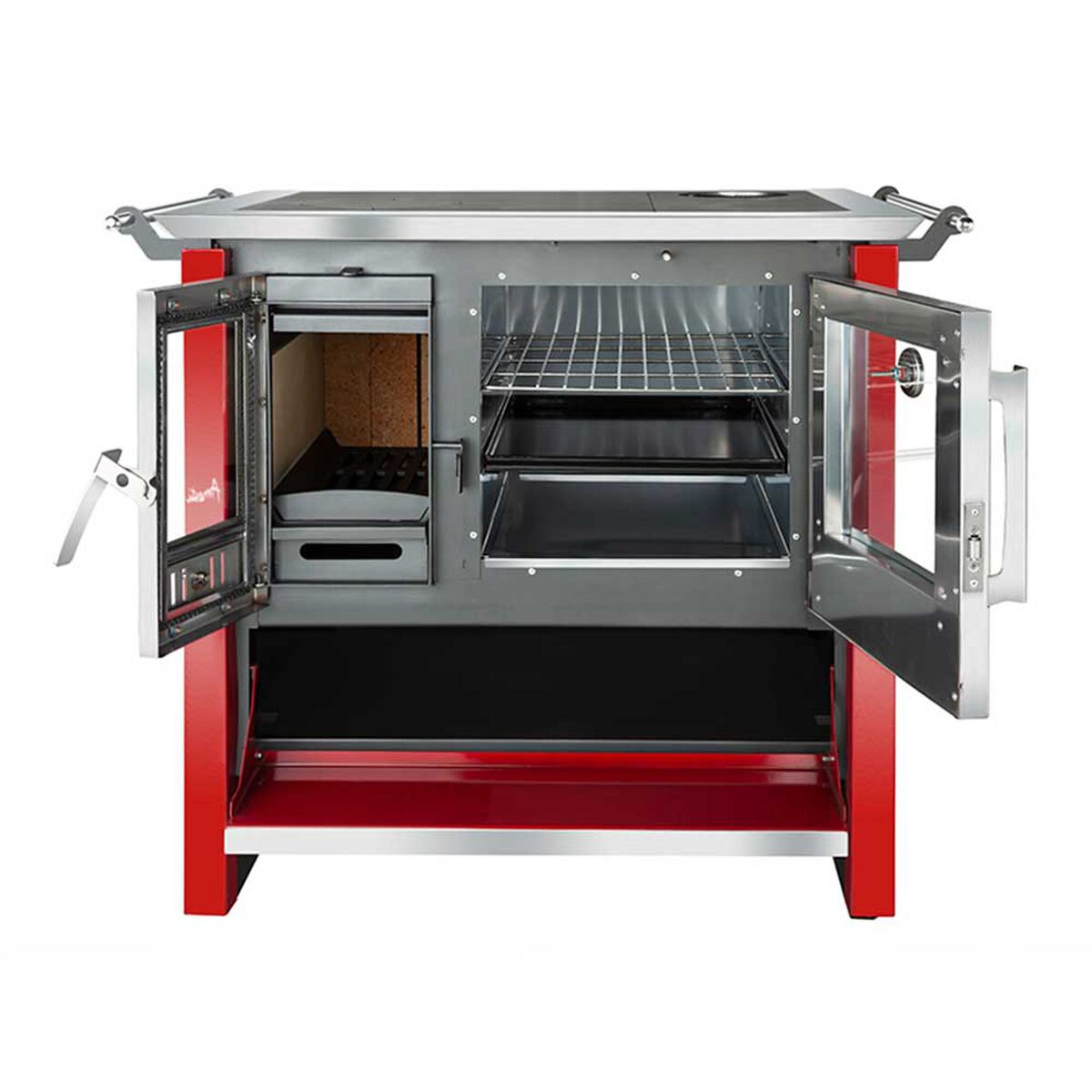 Cocina a Leña Amesti Allegra Roja