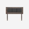 Cama Europea Rosen Base Dividida 2 Plazas New Ergo T + Respaldo Rachel Gris