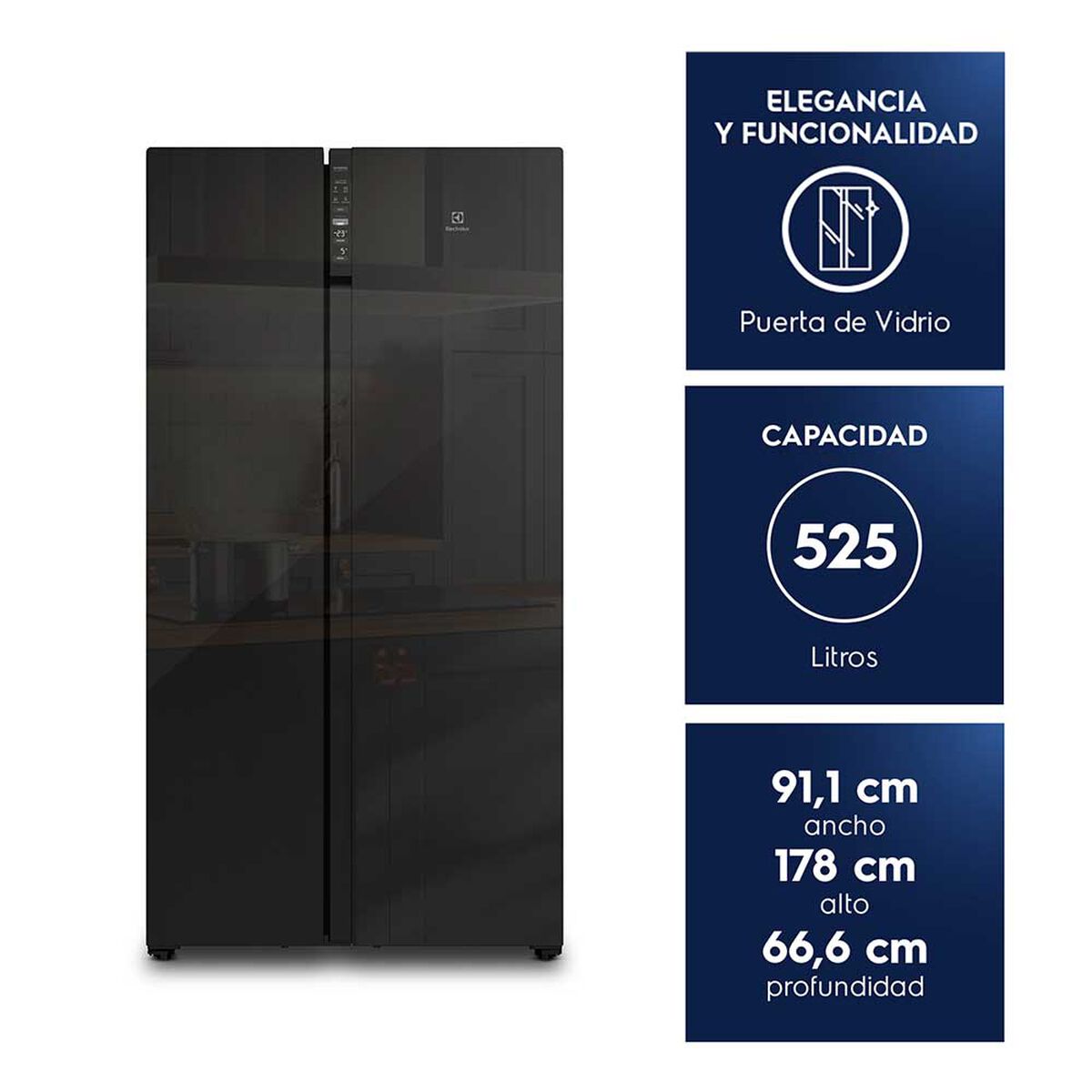 Refrigerador Side by Side Electrolux ES5GB 349 lts.