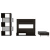 Set Panel TV + Biblioteca + Mesa