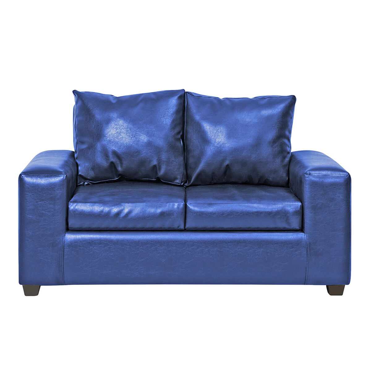 Juego de Living Innovamuebles Kahlo Sofá 3 Cuerpos + Sofá 2 Cuerpos Azul