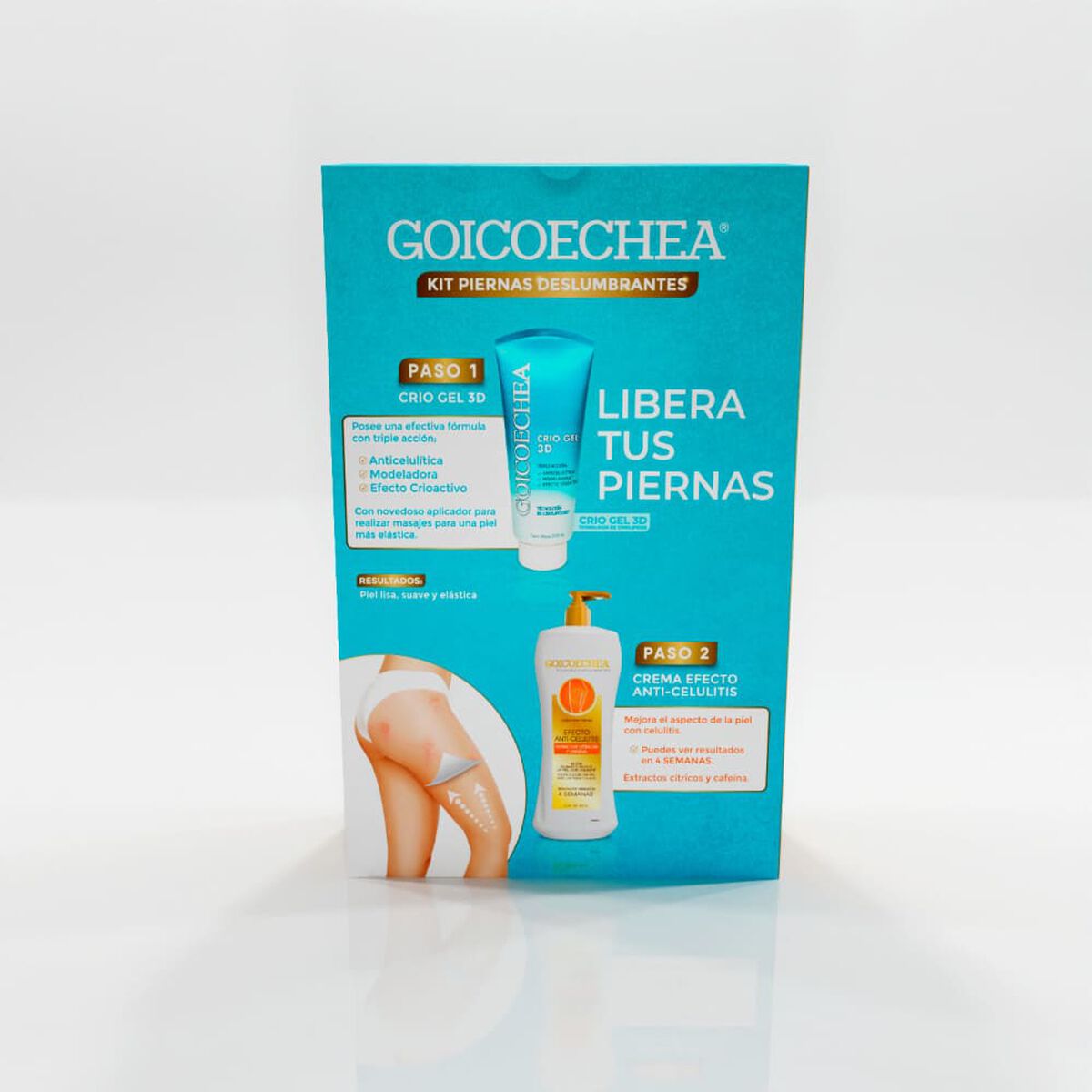 Pack 1 Goicoechea Anticelulitis 400 ml + 1 Goicoechea Criogel 3D